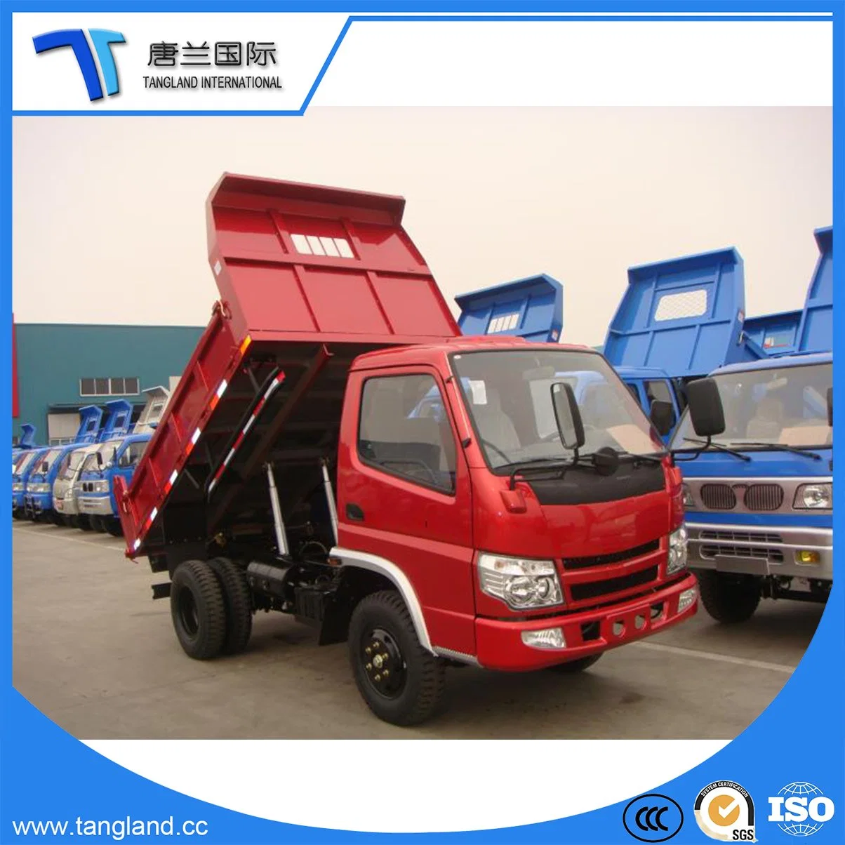 4*2 Light Duty Dumping Self-Discharge Dumper Dropside Truck