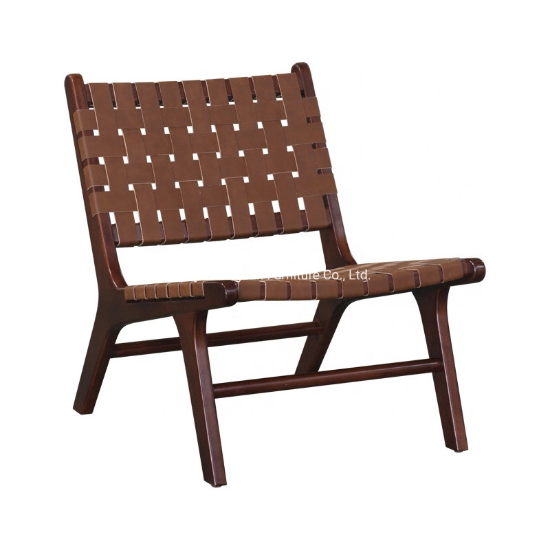 Outdoor Furniture Faux Leather Accent Chairs Patio & Balcony Woven Chair