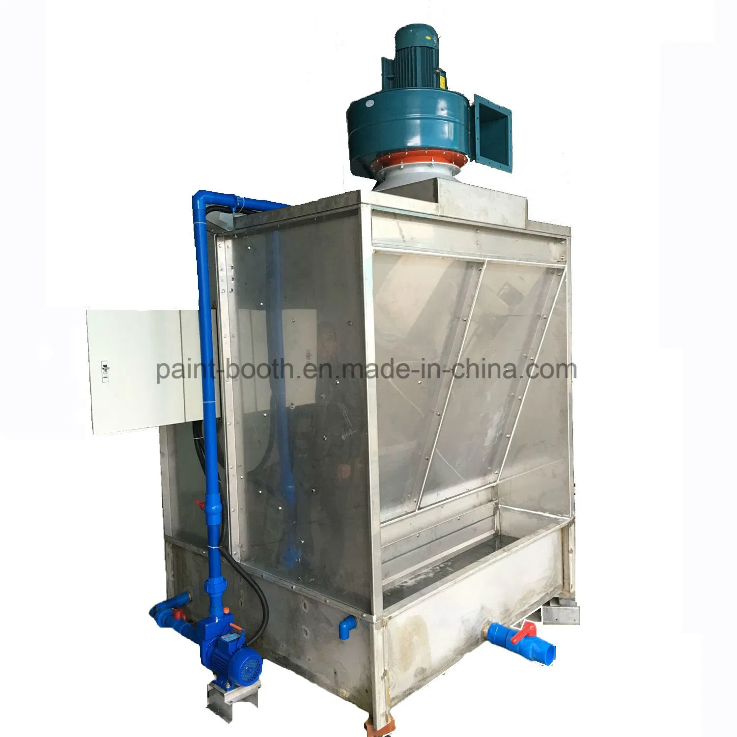 It-Ws-1 Infitech High Efficient Open Face Cross Draft Industrial Water Wash Spray Booth/Painting Booth