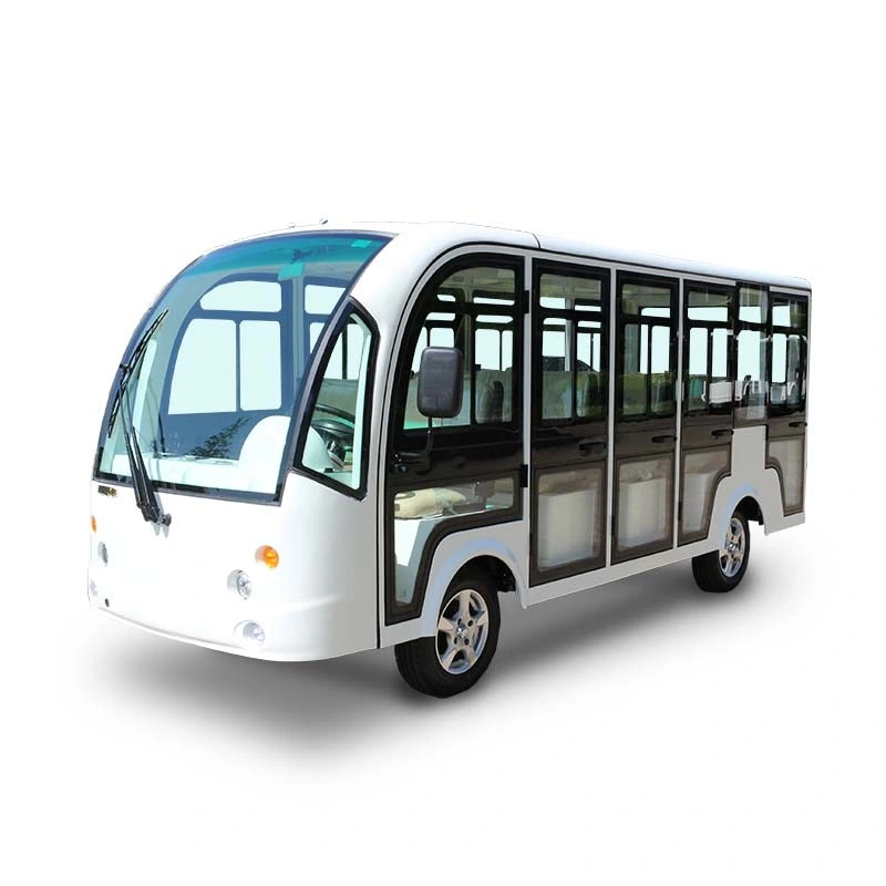 Precios baratos de lujo 14 asientos Bus Turístico Electric elegante ciudad Tourist Shuttle Coche (DN-14C)