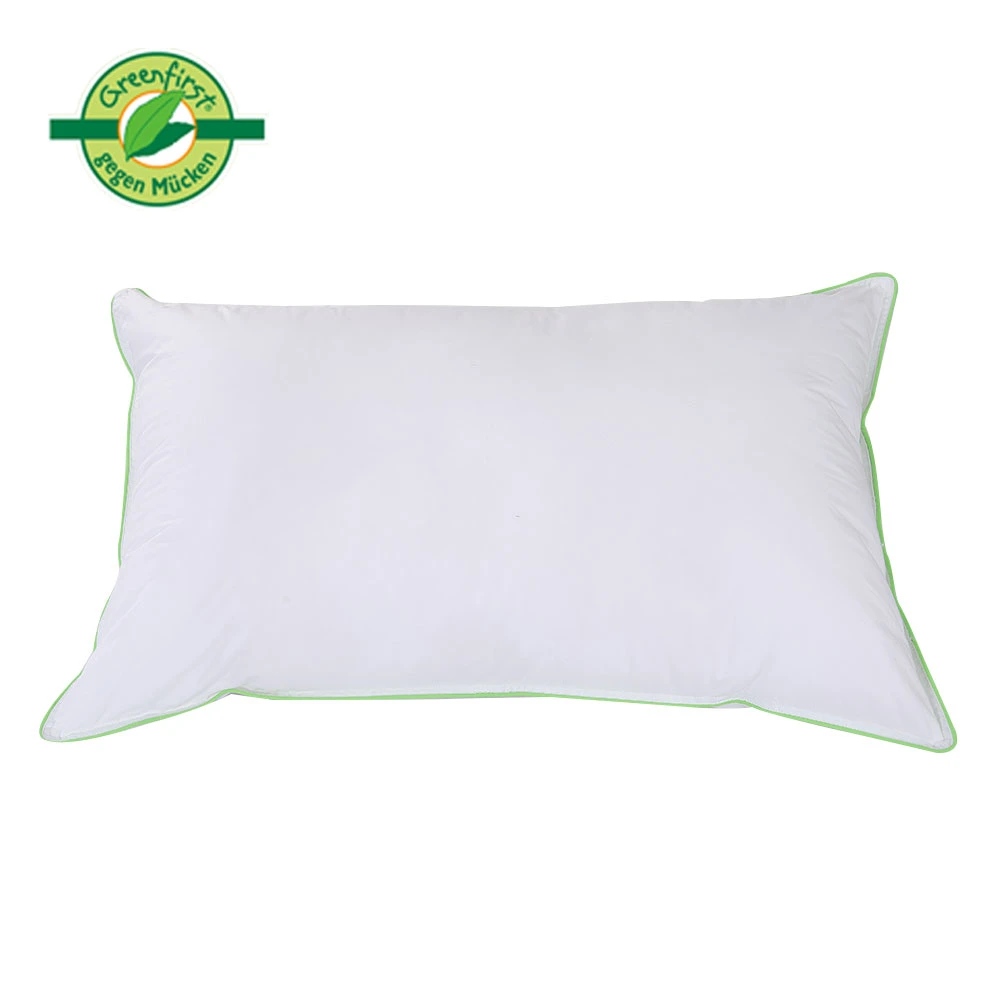 precio de fábrica de alta calidad y de tacto suave Relleno de poliéster 100% de la almohada de cuello interior