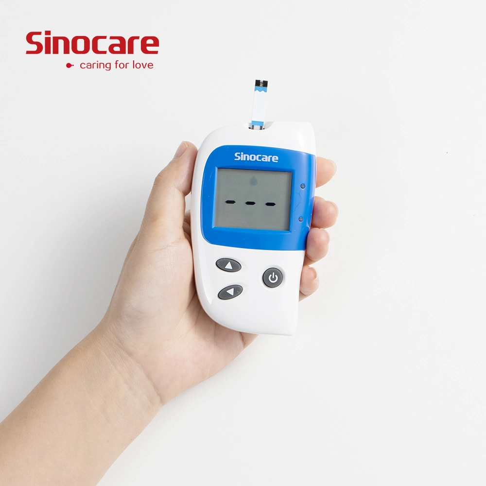 Sinocare Safe Accu2 Blood Glucometer Kit Blood Glucose Monitoring System