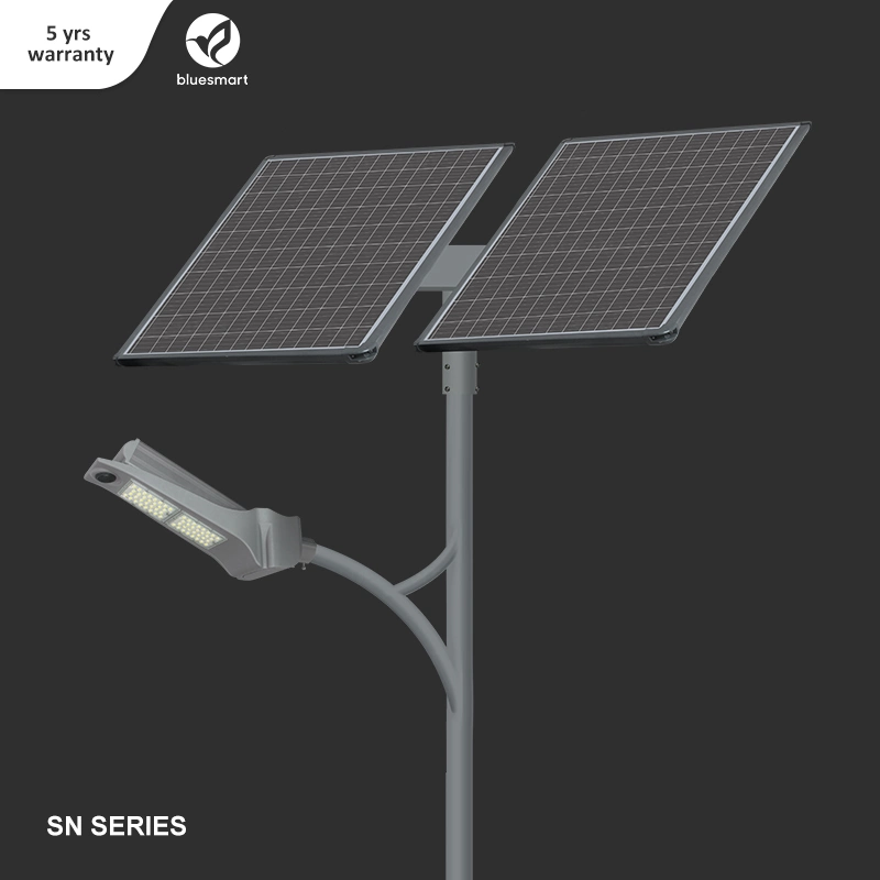 New Design Energy Saving All in One LED Solar Street Light for Government Road Lighting Project with 10 Years Production Experience