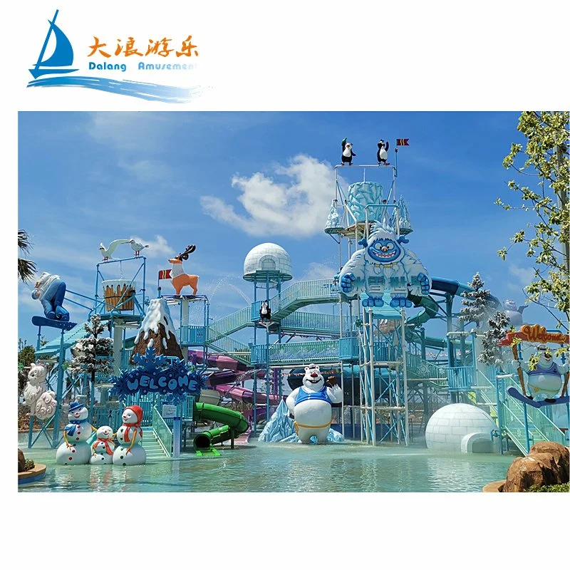 Hot Sale Family Affair Water House Fiberglass Outdoor Playground