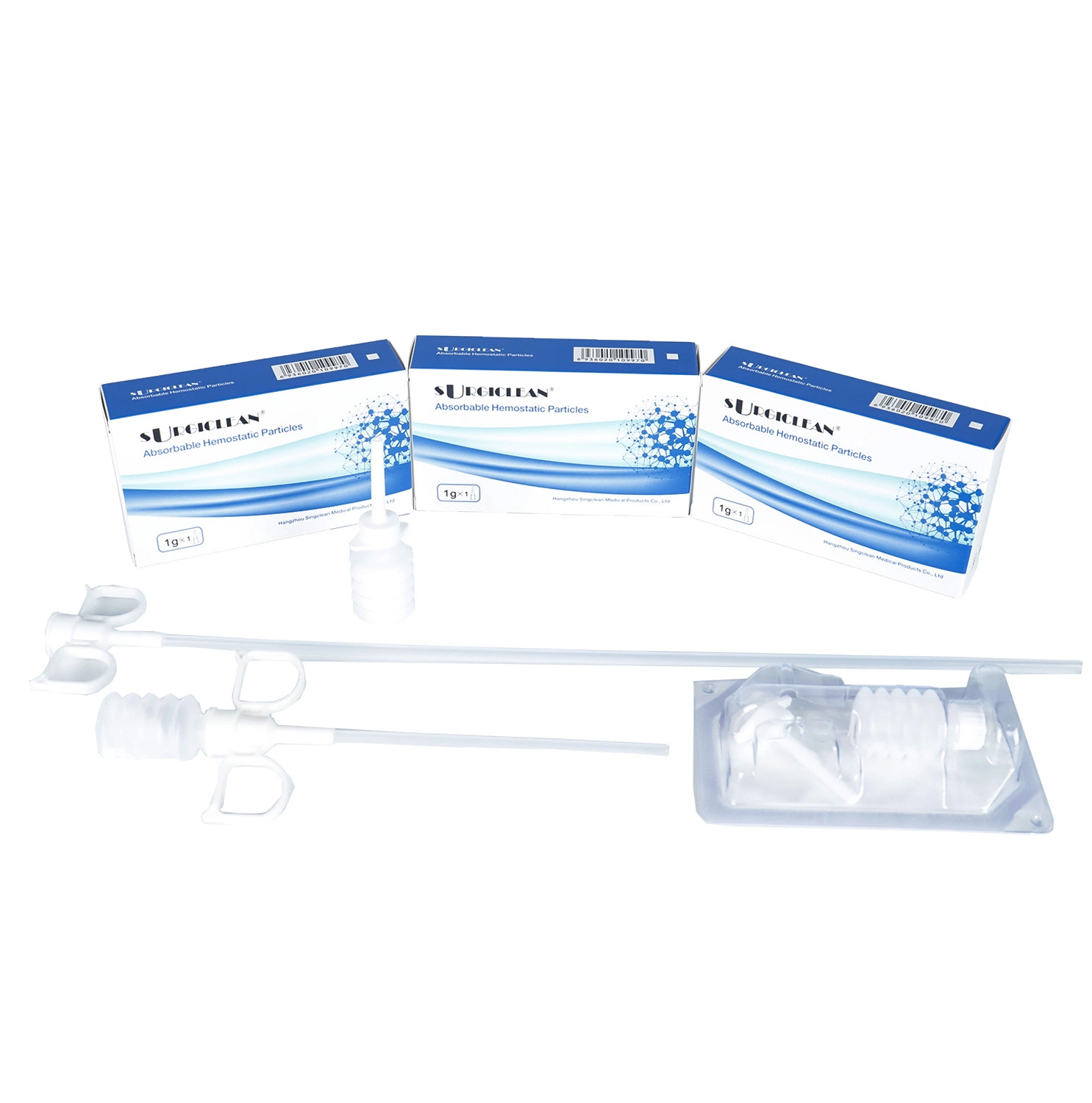 Hangzhou, China Surgiclean Carton Box, Blister Card in Gift Box Syringe Hemostatic for Adult