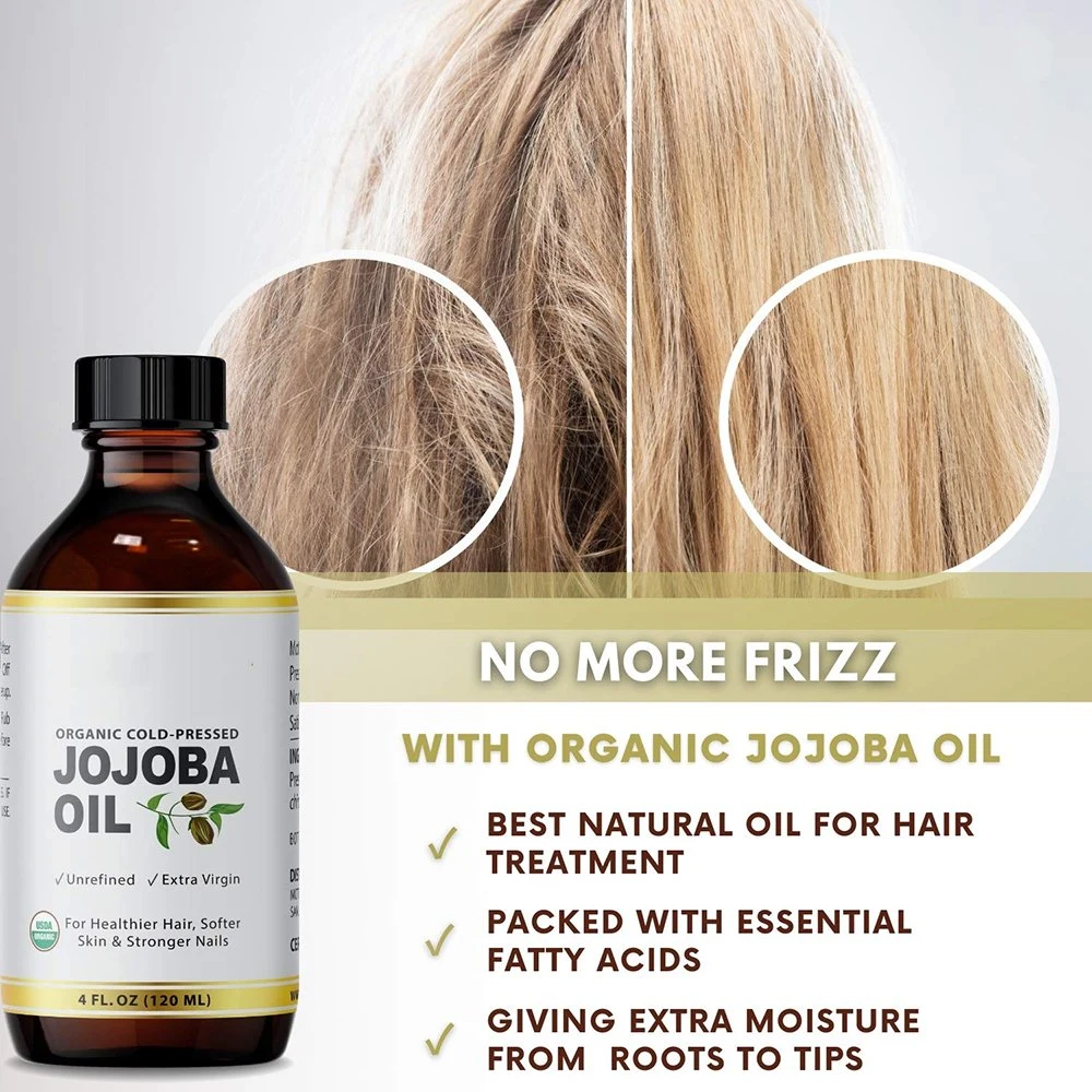 Beauty Cosmetics Skin Care Jojoba Oil for Healthier Hair, Softer Skin & Stronger Nails