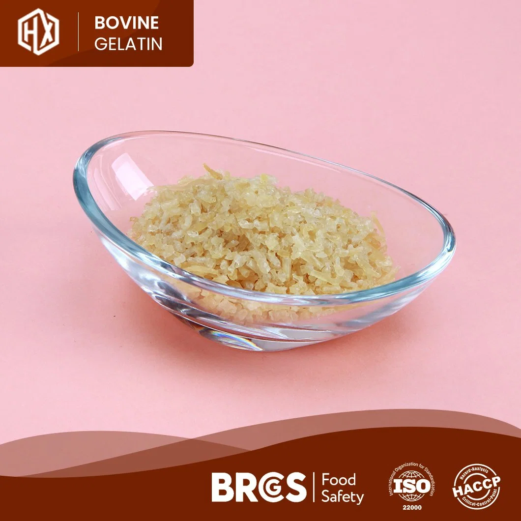 Haoxiang 250 Bloom Edible Bovine Skin Gelatin High-Purity Halal Bovine Skin Gelatin China Supplier Sample Available Pharmaceutical Bovine Skin Gelatin