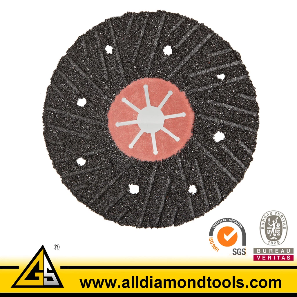 Wholesale Custom Abrasive Tools Semi-Flex Fiber Disc Plastic Backing Grinding Wheel Disc for Marble/Granite