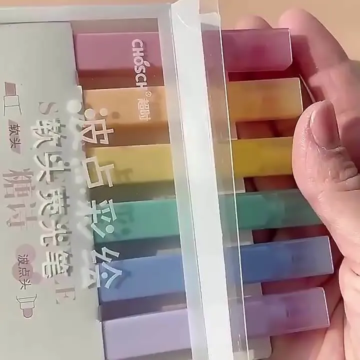 China Günstige rechteckige Marker Low MOQ Macaron Pastell Farben gesetzt Textmarker