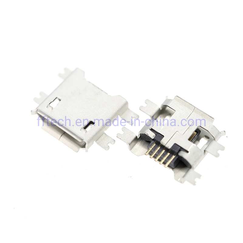 Venta de tipo caliente DIP SMD Micro USB Conector jack hembra para cable de carga de teléfono