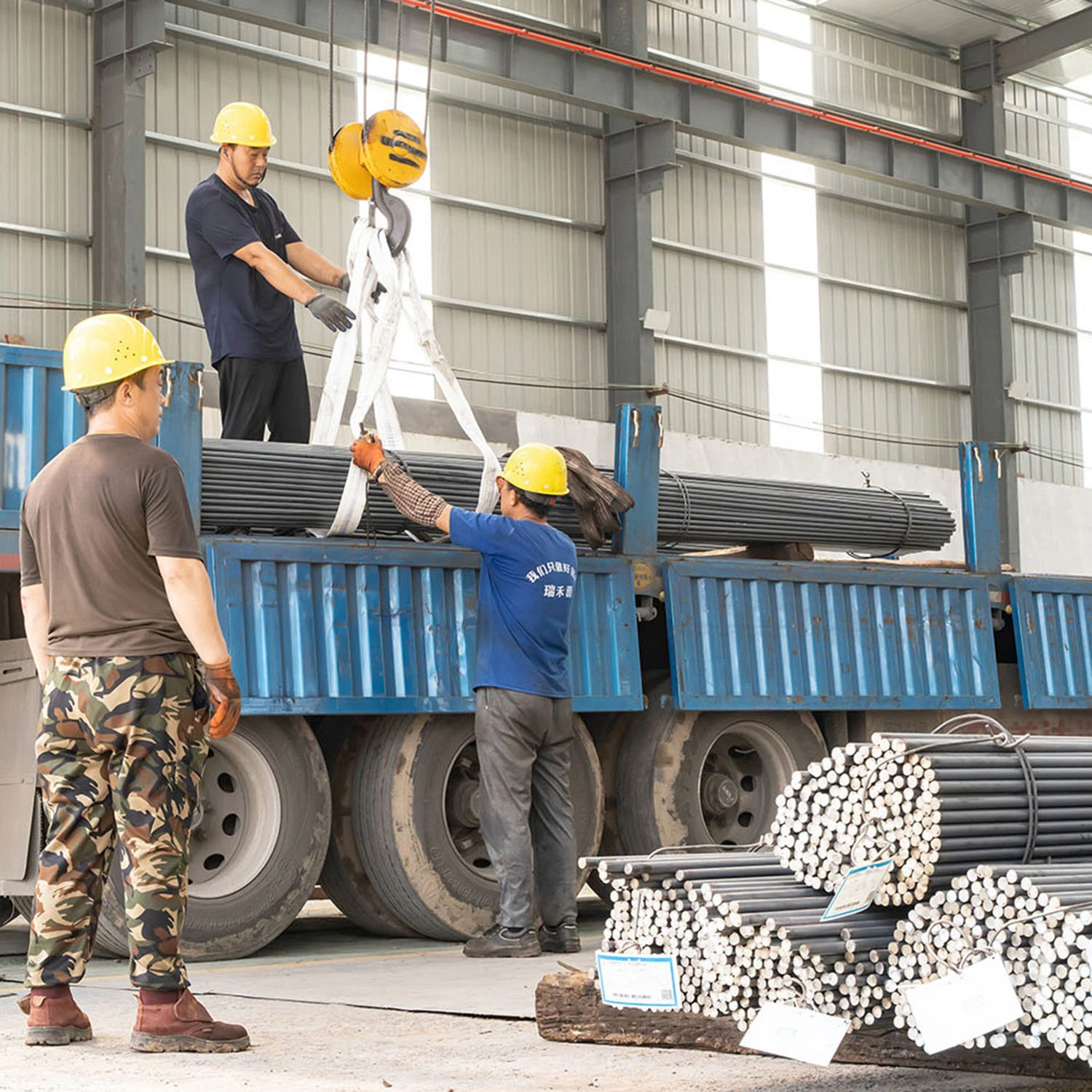 Alta resistencia al desgaste y la fábrica de varilla de acero pulido de hormigón de cemento de la barra para industria metalúrgica de la estación de energía química