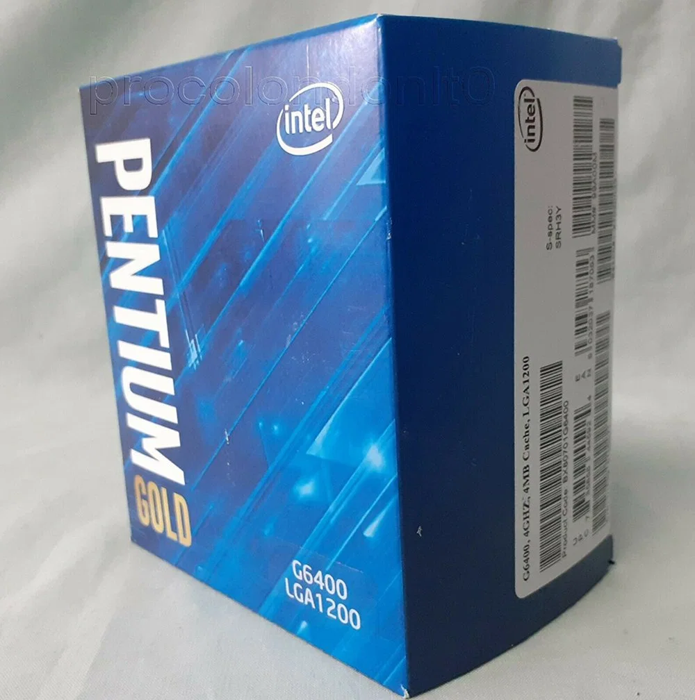 Intel Pentium Gold G6400 Desktop Processor 2 Cores 4.0 GHz LGA1200 Computer CPU