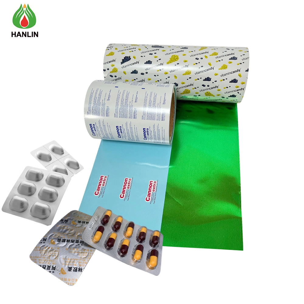 Pharmaceutical Packaging Material Aluminum Foil Printed 20/25/30 Micron Medicine Blister Pack Aluminum Foil