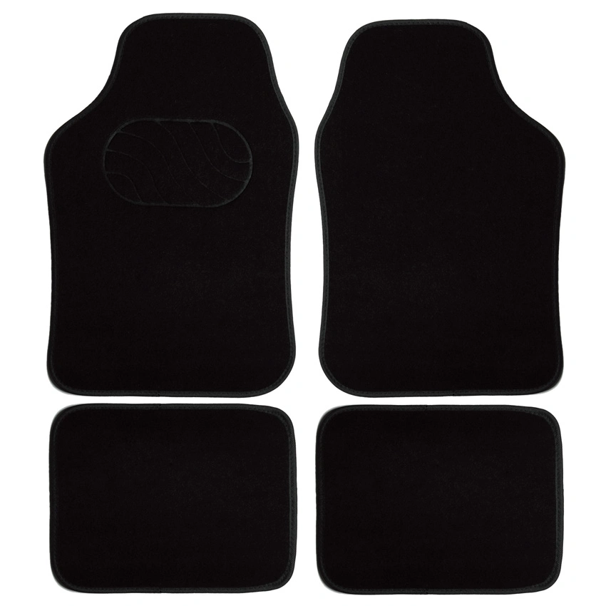 4 PCS Conjunto de Tapetes de Carro com Bordado Acessórios para Carro.