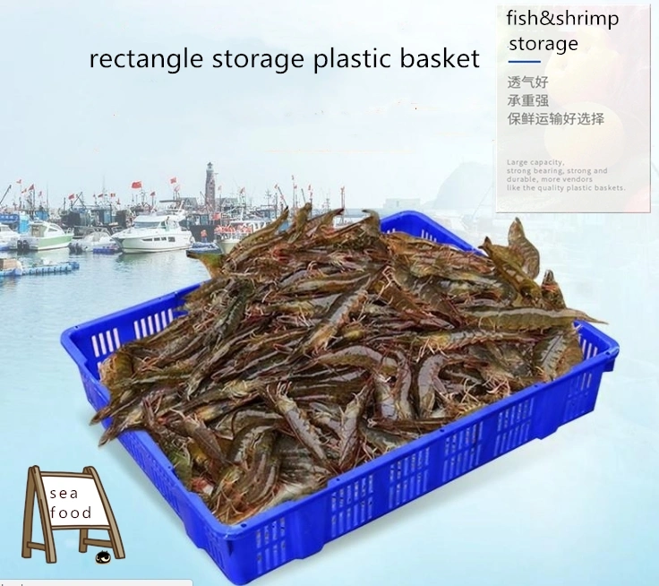 Disposable Plastic Storage Basket for Aquatic Product