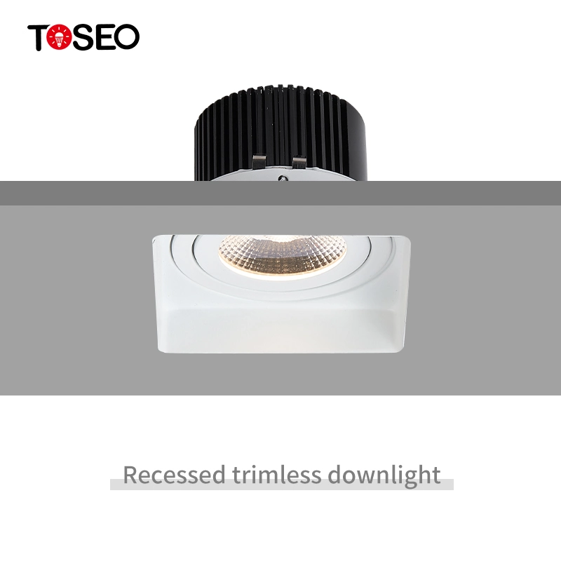 Diseño Trimless Europa Venta caliente COB LED Downlight Dowblight