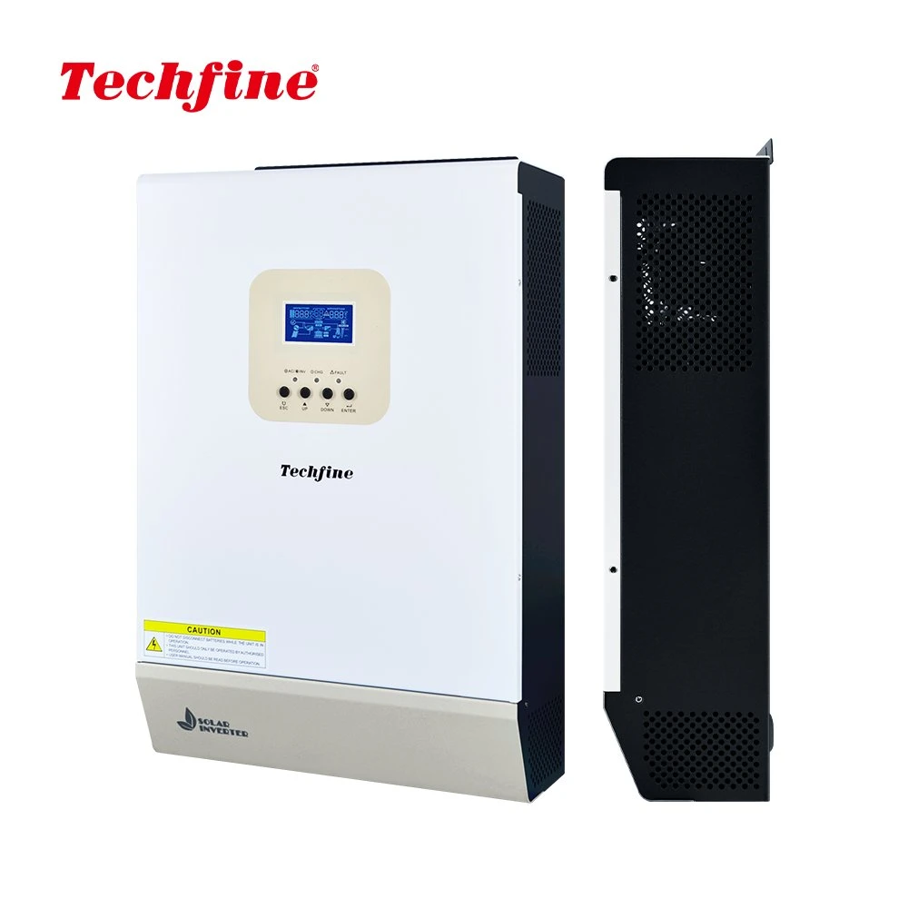 Techfine 10kVA Energy Solar System Pure Sine Wave Power Hybrid Solar Inverter