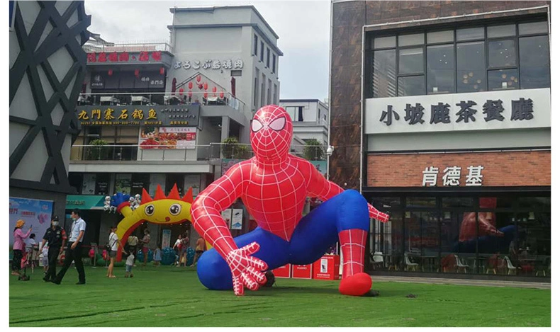 Boyi Outdoor Commercial Activity Promotion Advertising Character Spiderman Inflatable Mode