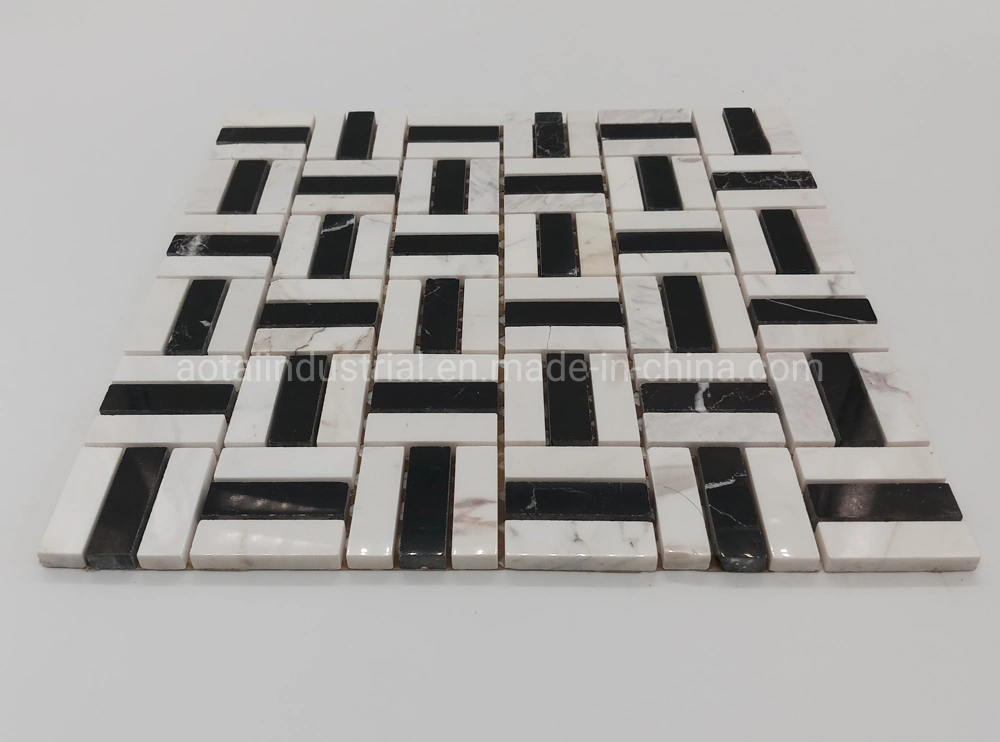 The Wholesale/Supplier Price Polished Marble Stone Square Mosaic Tiles