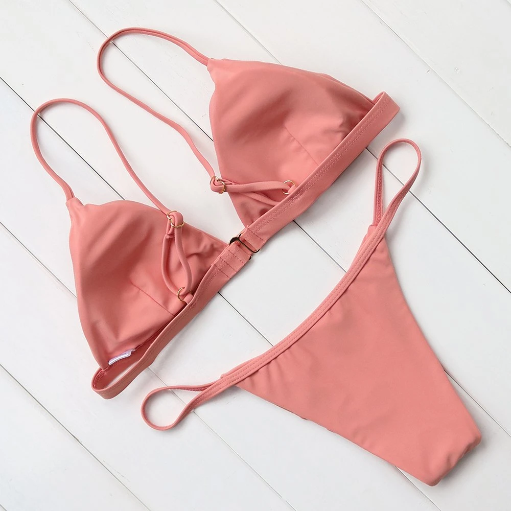 Custom Color Girl Bikinis 2023 New Design Custom Sexy Women بيكيني ساخنة مثيرة فاخرة ملابس السباحة بيتشاتي