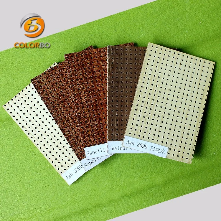 First Choice for Office Wooden Perforated Acoustic Panel Sound Reflective Materials