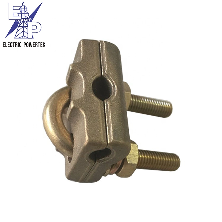 High quality/High cost performance  Earthing Connection Clamp Copper Square Tape Clamp Brass Wire Rope Cross Clamp