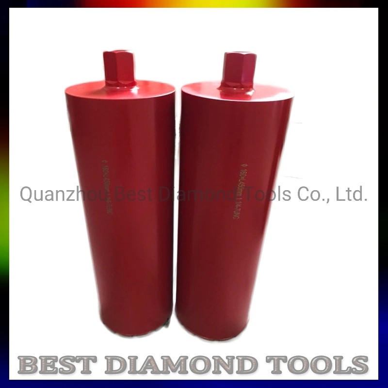 Diamond Core Drill Bit with Maximum Hole Production Through Hard Concrete