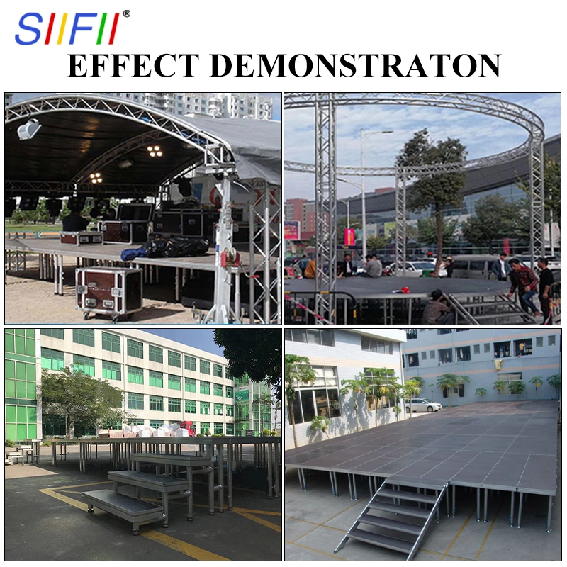 Quickly Assemble Simple Portable Stage Platform for Outdoor Music Event Concert