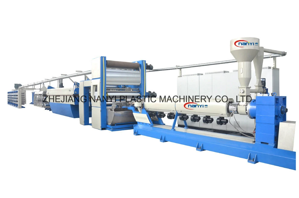 High Speed Computerized Plastic PE, Pet, PP Tape Flat Yarn Extruding Stretching Machine for PE, Pet, PP Woven Bag&Leno Mesh Bag&Jumbo Bag&Sunshade Net