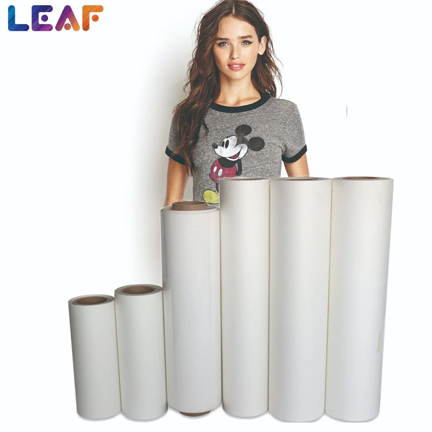 Clothing Textiles Leaf Transfer Heat Sticker Printing Machine Dtf Film Hot Sale Lf-30sc