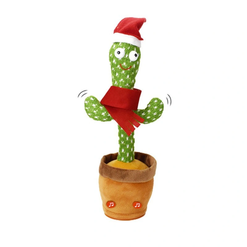 Funny Cactus Singing Kid Gifts Dancing Cactus Plush Toys with Music