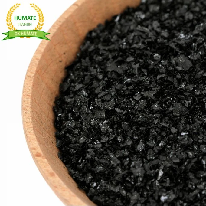 Potassium Rich Fertilizer Water Soluble Humate Potassium Powder/Flake/Crystal