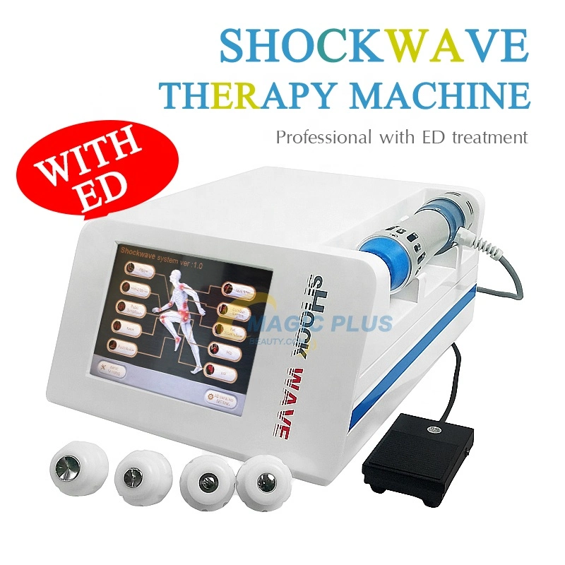 Medical Body Pain Treatment Extracorporeal Electric Shock Wave Therapy Equipment ED