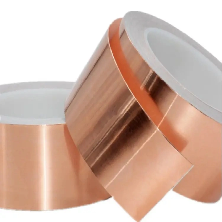 High quality/High cost performance 99.99% C11000 Copper Coil / Copper Foil for Electronics /High quality/High cost performance Copper Strip Copper Foil Tape 0.13mm-1.2mm Thickness