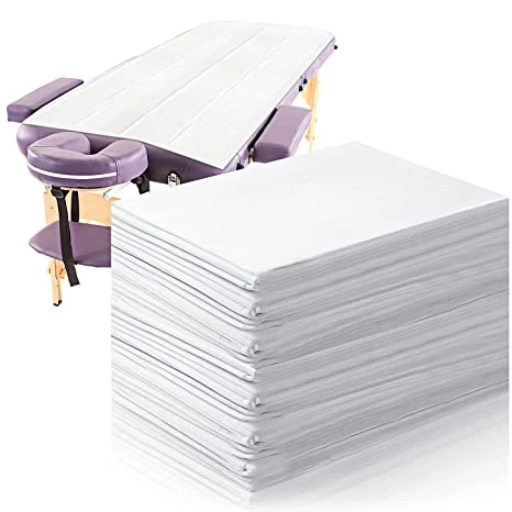 Disposable Massage Table Sheets Waterproof Bed Covers - Sanitary Flat Sheets, Salon, SPA