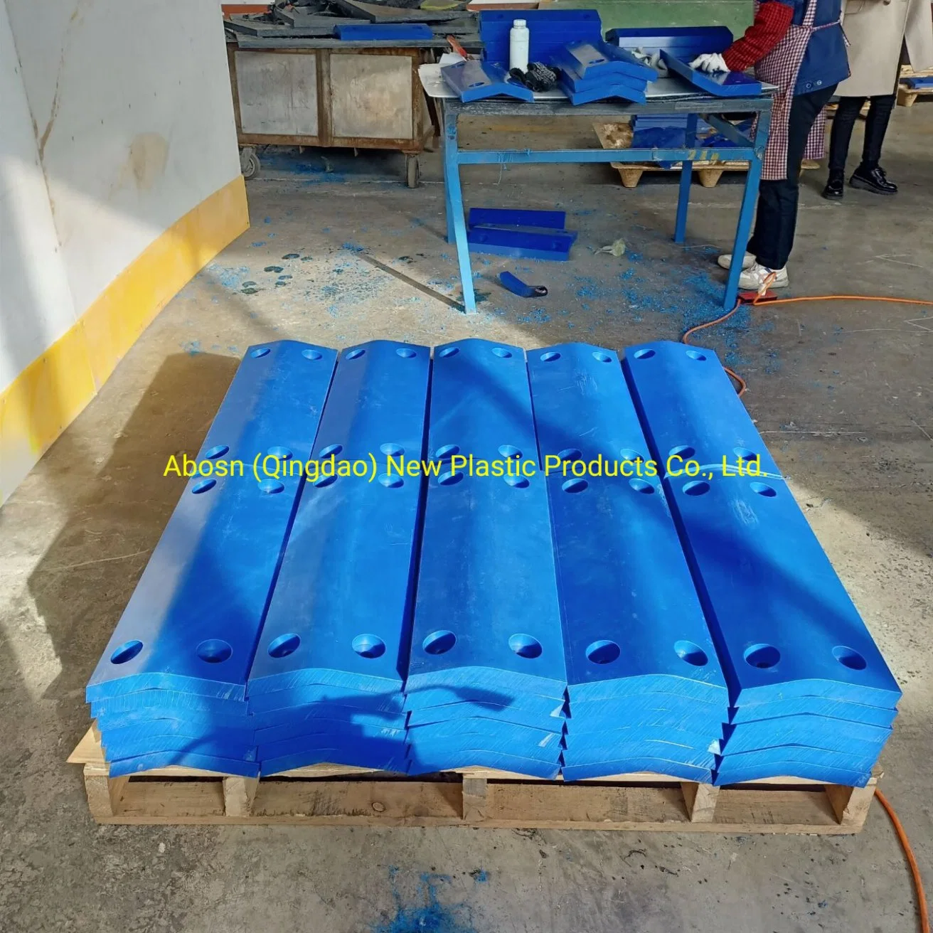 Vente chaude Marine l'aile de l'aile en caoutchouc Dock UHMWPE Facia Pad