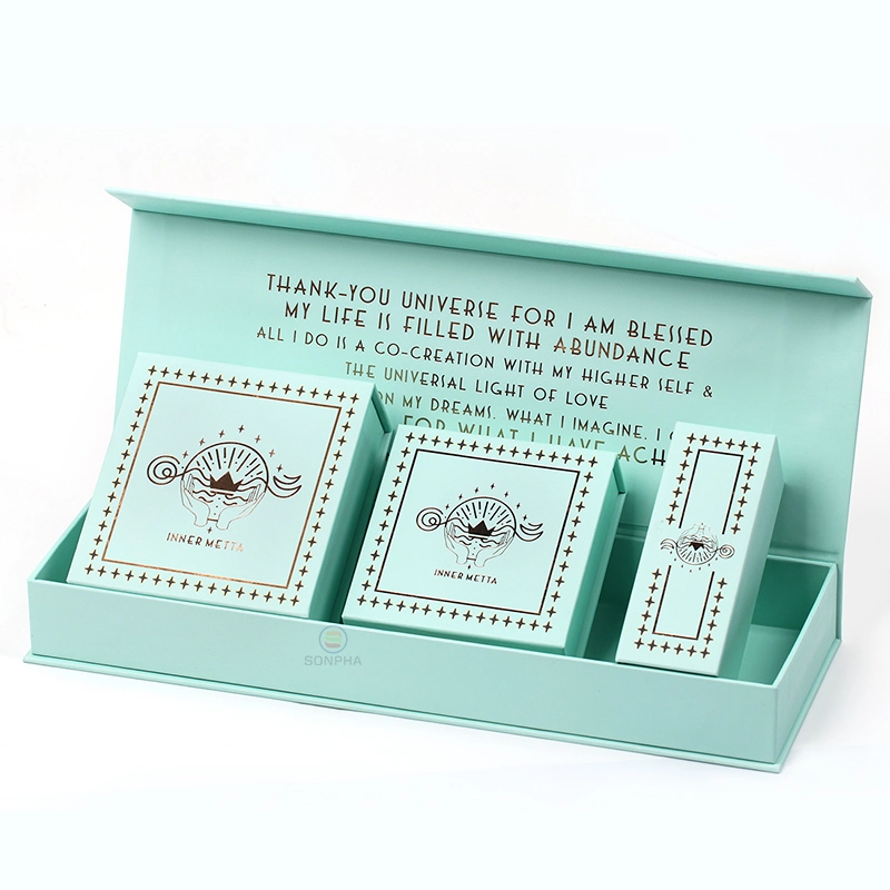 Custom Rigid Cardboard Box Jewelry Cosmetic Packaging Gift Box