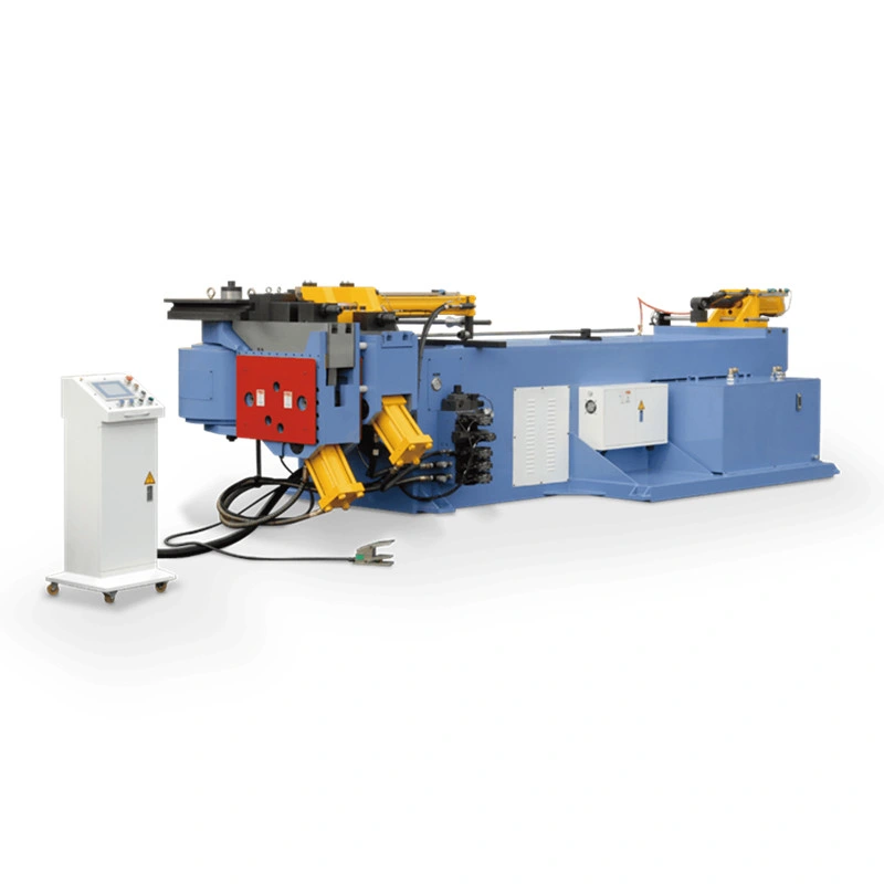 China Semi Auto Hydraulic Electric Pipe Bending Machine Punching Machine