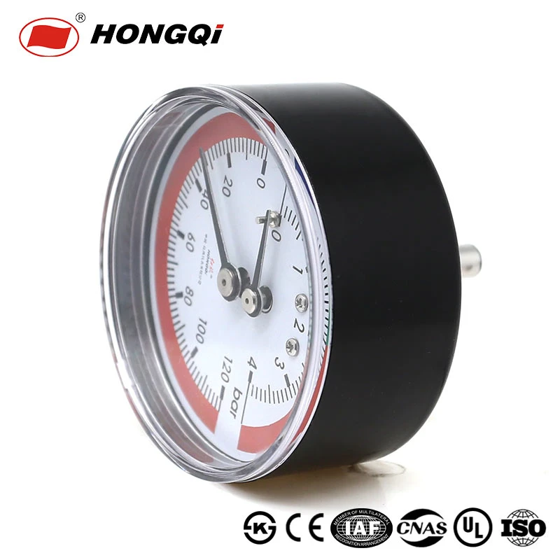 Temperature Pressure Gauge for Hot Water Boilersimultaneous Measurement Dual Scale Pressure Thermometer