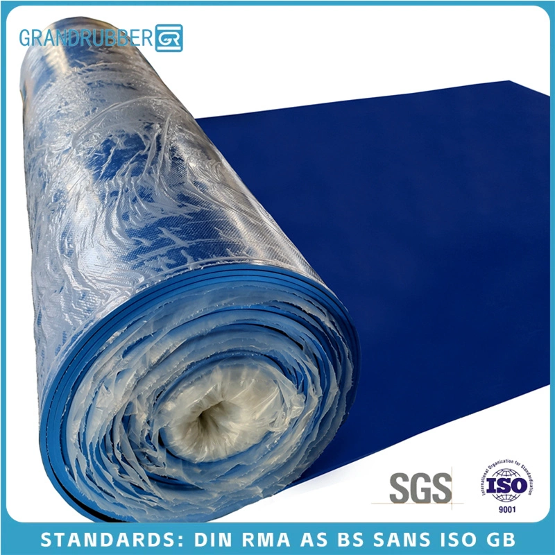 O SBR CR NBR EPDM piso em silicone resistente ao desgaste absorvedor sonoro Grau Alimentício Neoprene Industrial a folha de Borracha