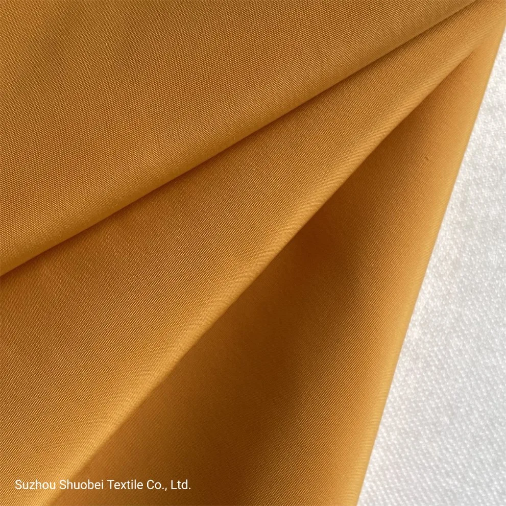 100%Polyester FDY75D*DTY75D Woven Artificial Cloth Fabric for Dust Coat