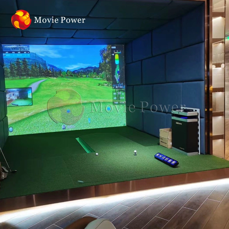 Fashion novos e emocionantes na realidade virtual Indoor Golf simulador desportivo Jogos para Home