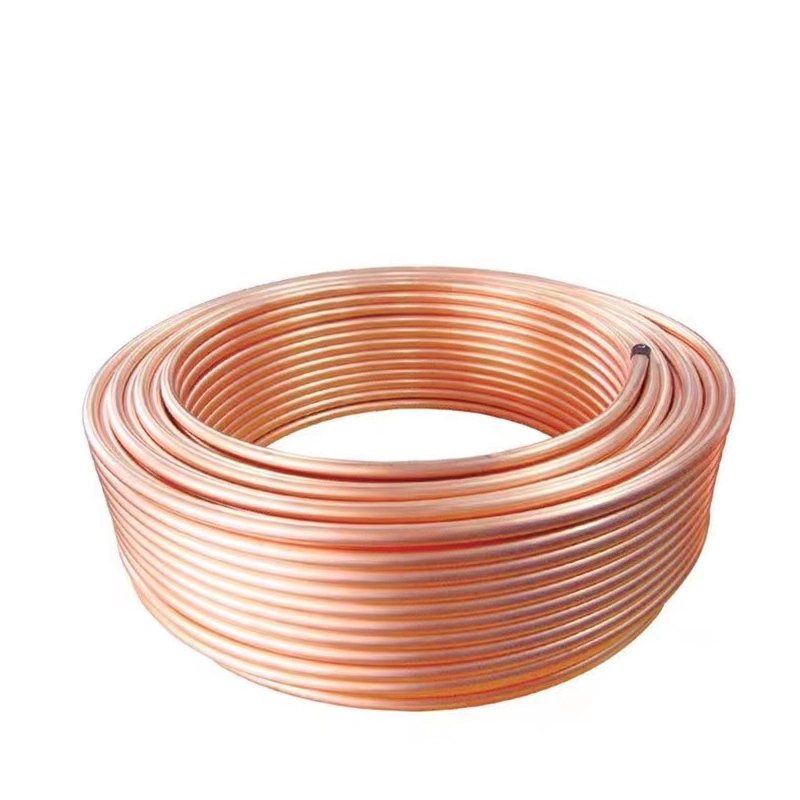 Single or Double Air Conditioner Copper Pipes with Fireproof PE Insulation