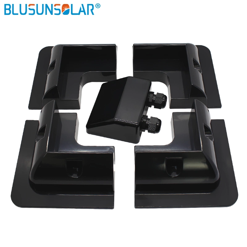 7PCS Set ABS Solar Plastic Panel Bracket Kits Solar Panel Mounting Bracket System for Caravan Motor Home RV