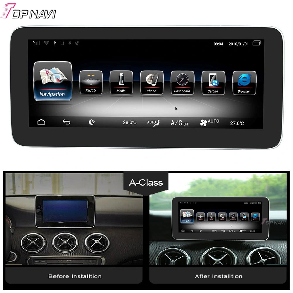 Hot Sales CD Player for Car Auto Electronics for Benz a/Cla/Gla 2014 2015 2016 2017 2018 Android Car Navigation System