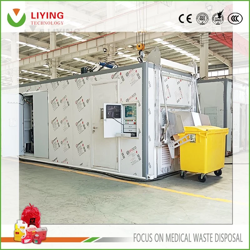 Medical Waste Processing Systems with Microwave Steal Sterilization Technology and Equipment