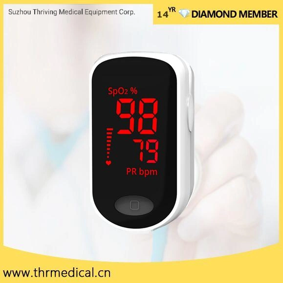 SpO2 Blood Oxygen Heart Rate Fingertip Pulse Oximeter Monitor (THR-PO1)