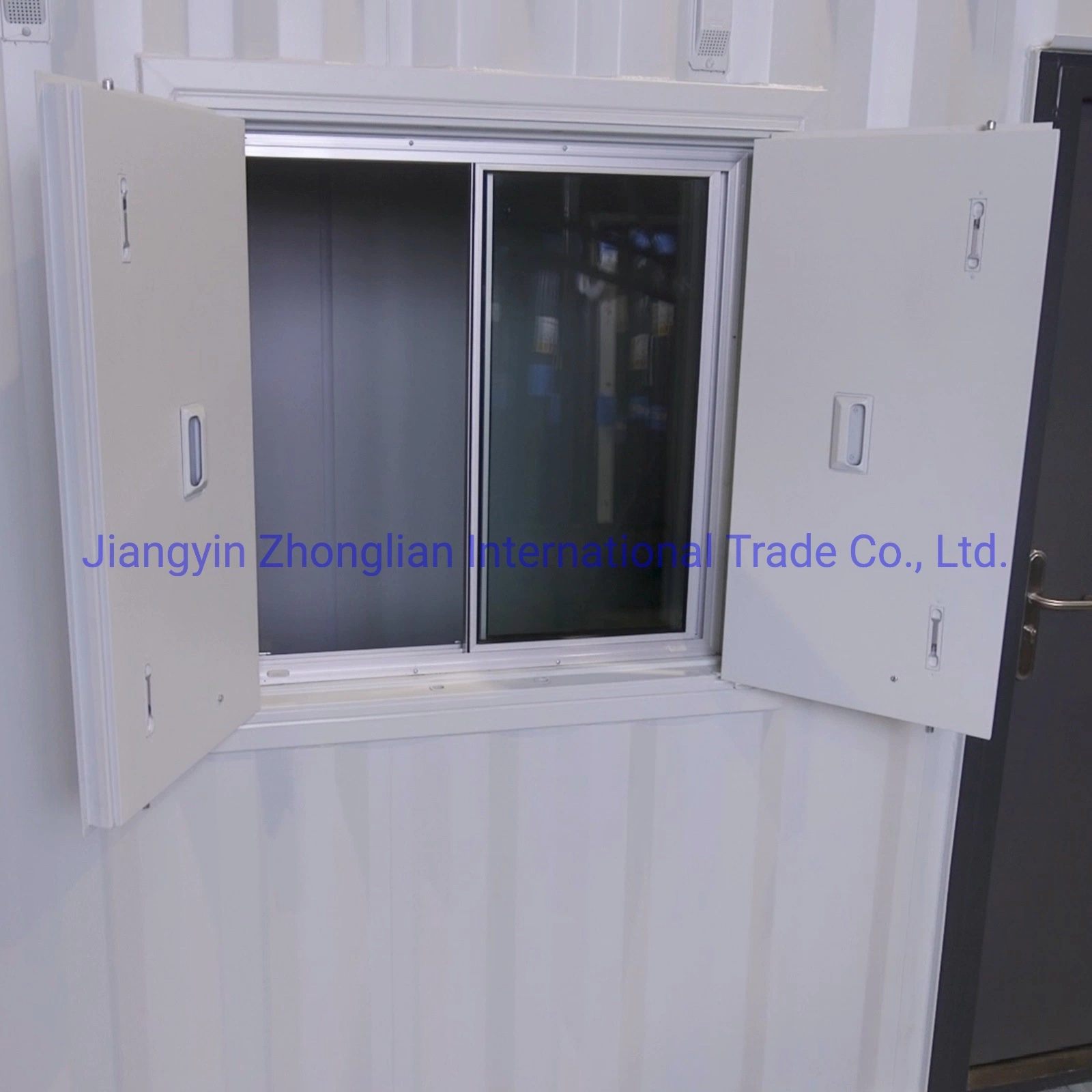 Double Steel Door Steel Design Security Door Shipping Container Window Shutter