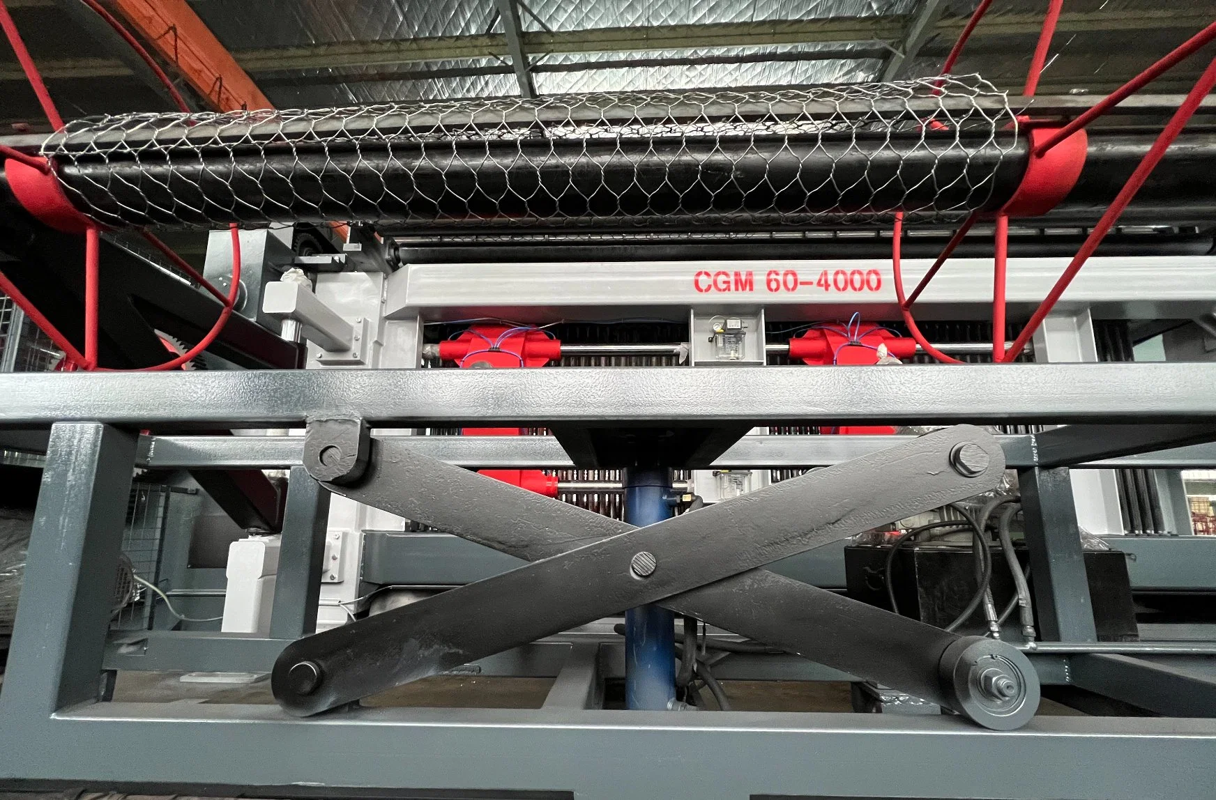 Red de cable bobinado automático Straitening y corte de la máquina CNC de malla
