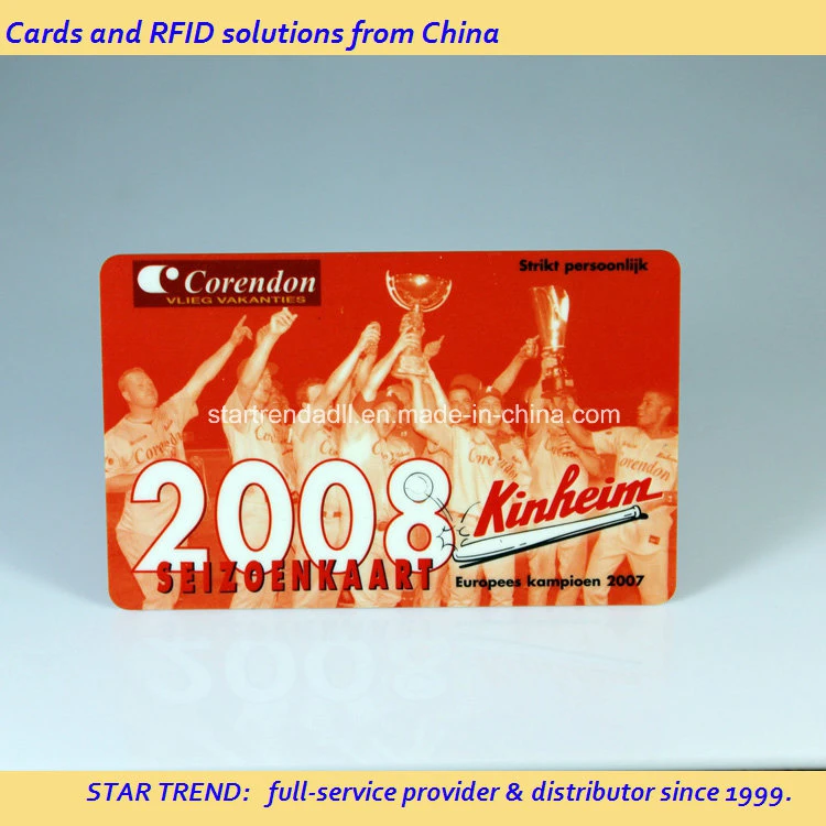 Cr80 Impresso de tamanho de cartão de plástico de PVC para empresas/Adesão/Promoção/Dom/Lealdade